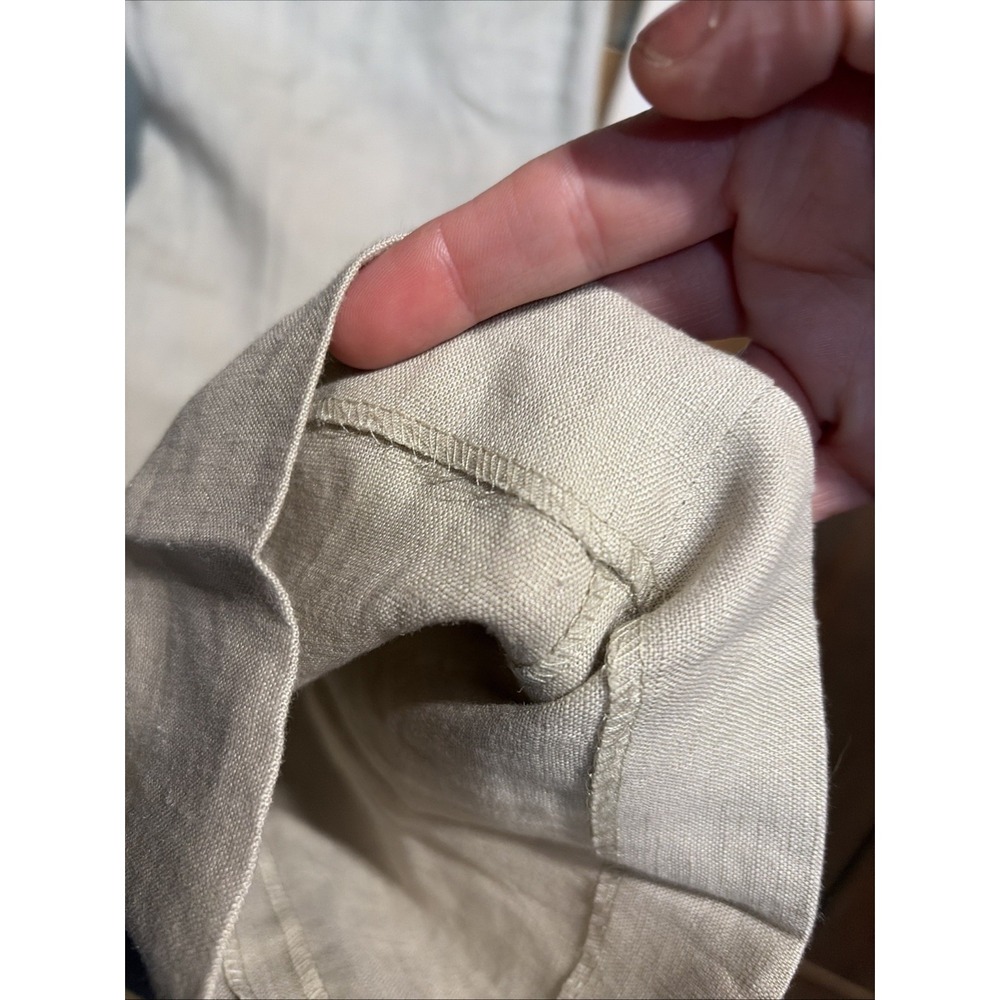 Lauren Ralph Lauren Mens Neville Straight 100% Linen Dress Pants 35X30 - Picture 9 of 12